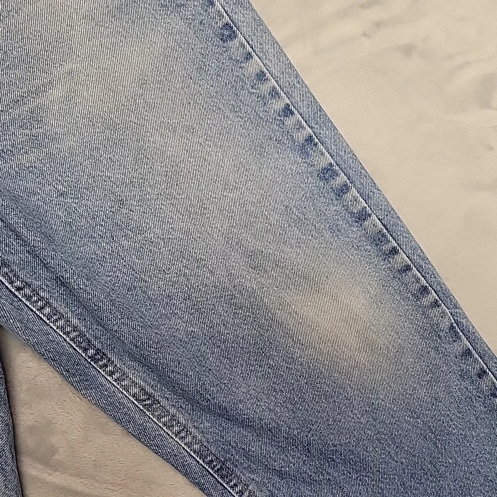VTG Carhartt Jeans Mens 36x30 Blue B17 Relaxed Fit Denim Workwear Faded Distress